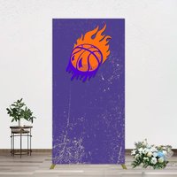 Aperturee Scratched Purple Hot Basketball Sport Rectangle Backdrop, 1.6 x 4 ft (0.5 x 1.2 m), 98.18 USD, arch backdrop kit, CJGD9N26CF-AJ