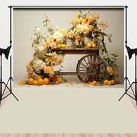 Aperturee Floral Boho Table Decor Wedding Combo Set Backdrop, 7 x 5 ft / 7 x 5 ft, 97.4 USD, combo set backdrops, DCHD3K39-D, ZYHD3L03-D