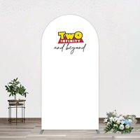 Aperturee Two Infinity And Beyond Simple Birthday Arch Backdrop, 1.6 x 4 ft (0.5 x 1.2 m), 98.18 USD, arch backdrop kit, DMGD0Y91-AJ