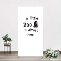 Aperturee Little Boo Almost Here Baby Shower Rectangle Backdrop, 1.6x4ft (50x120cm), 98.18 USD, arch backdrop kit, DMGD1Y06CF-AJ