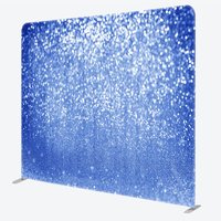 Aperturee Blue Glitter Tension Fabric Backdrop Sparkle Bokeh Photography Background Abstract Shimmer Decoration Studio Prop