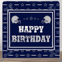 Aperturee Cowboy Navy Blue Baseball Square Tension Backdrop, 6 x 6 ft (1.8 x 1.8 m), 111 USD, square double-sided backdrops, DSAH0D822-F