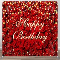 Aperturee Lighted Sparkle Romantic Red Rose Pillow Case Backdrop, 6X6FT(1.8X1.8M), 111 USD, square double-sided backdrops, DSAH0E429-F