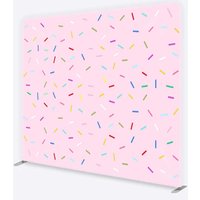 Aperturee Colorful Sprinkles Tension Fabric Backdrop, Professional Sweet Theme Photography Background