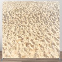 Aperturee Beach Sand Holiday Photo Square Tension Backdrop, 6 x 6 ft (1.8 x 1.8 m), 111 USD, square double-sided backdrops, DSCYHD0W66-F