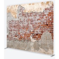 Aperturee Brick Wall Tension Fabric Backdrop, Industrial Old Red Brick Studio Photography