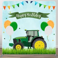 Aperturee Roller Balloon Flag Birthday Square Tension Backdrop, 6 x 6 ft (1.8 x 1.8 m), 111 USD, square double-sided backdrops, DSH0A039-F