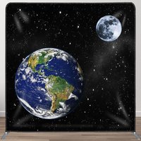 Aperturee Black Starry Galaxy Moon Earth Pillow Case Backdrop, 6 x 6 ft (1.8 x 1.8 m), 111 USD, square double-sided backdrops, DSJWHD1Q32-F