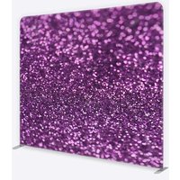 Aperturee Purple Glitter Tension Fabric Backdrop, Professional Glamour Photography Background
