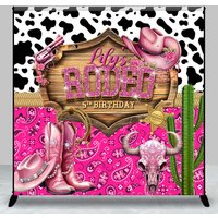 Aperturee Cowgirl Retro Redeo Custom Photo Birthday Backdrop, 3X3FT(1X1M), 15 USD, custom birthday backdrops, DZJW5Q33-O