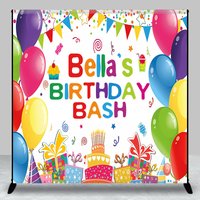 Aperturee Sweet Gift Balloon Flags Custom Birthday Backdrop, 3X3FT(1X1M), 15 USD, custom birthday backdrops, DZJWAMZ0870-O