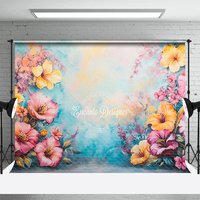 Aperturee Fine Art Floral Retro Walls Photography Backdrop, 3X2FT(1MX0.6M), 14 USD, floral backdrops, ENHD3L84-M