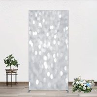 Aperturee Silver Bokeh Arch Backdrop Abstract Photography Arch Prop