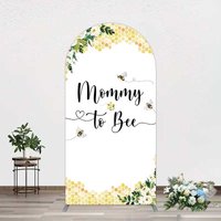 Aperturee Honeycomb Mommy To Bee Baby Shower Arch Backdrop, 1.6 x 4 ft (0.5 x 1.2 m), 98.18 USD, arch backdrop kit, GAH0D651-AJ
