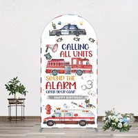 Aperturee Calling All Units Theme Happy Birthday Arch Backdrop, 1.6 x 4 ft (0.5 x 1.2 m), 98.18 USD, arch backdrop kit, GLH0G383-AJ