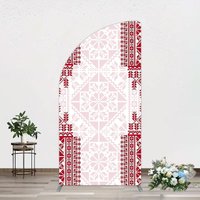 Aperturee Simple Slovakia Pattern Happy Birthday Half Moon Arch Backdrop, 1.6 x 4 ft (0.5 x 1.2 m), 98.18 USD, arch backdrop kit, JWGD5Q42YL-AJ