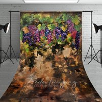 Aperturee Abstract Painted Grapes Brown Fine Art Sweep Backdrop, 5 x 7 ft (1.5 x 2.1 m), 42 USD, sweep backdrops, LRSD1K62-D