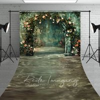 Aperturee Green Wall Plant Floral Arch Wedding Sweep Backdrop, 5 x 7 ft (1.5 x 2.1 m), 42 USD, sweep backdrops, LRSD2K54-D