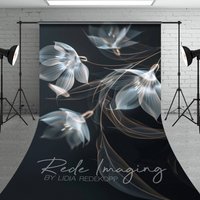 Aperturee Ethereal Elegant Artistic Funky Floral Sweep Backdrop, 5 x 7 ft (1.5 x 2.1 m), 42 USD, sweep backdrops, LRSD2K63-D