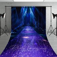 Aperturee Sparkle Model Runway Dance Party Stage Sweep Backdrop, 5 x 7 ft (1.5 x 2.1 m), 42 USD, sweep backdrops, LRSD3K30-D