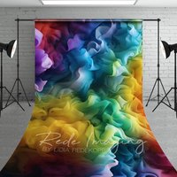 Aperturee Colorful Rainbow Wrinkles Fine Art Sweep Backdrop, 5 x 7 ft (1.5 x 2.1 m), 42 USD, sweep backdrops, LRSD4K93-D