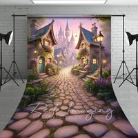 Aperturee Foggy Whimsical French Kingdom Spring Sweep Backdrop, 5 x 7 ft (1.5 x 2.1 m), 42 USD, sweep backdrops, LRSD5K09-D