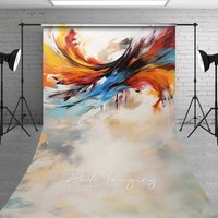 Aperturee Abstract Swirl Art Sweep Photo Backdrop Texture Photo Background