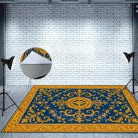 Aperturee Baroque Patterns Fabric Floor Backdrop For Photo, 5X3FT(1.5X1M), 41.2 USD, fabric floor backdrops, MATLRHD6K99-E