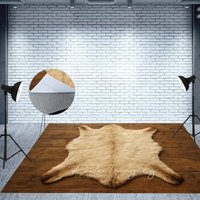 Aperturee White Brown Carpet Fabric Floor Backdrop For Photo, 5X3FT(1.5X1M), 41.2 USD, fabric floor backdrops, MATLRHD7K92-E