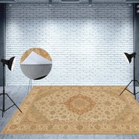 Aperturee Persia Floral Carpet Fabric Floor Backdrop For Photo, 5X3FT(1.5X1M), 41.2 USD, fabric floor backdrops, MATLRHD8K03-E