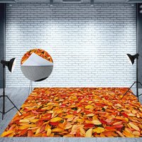 Aperturee Fallen Leaf Over The Ground Fabric Floor Backdrop, 5X3FT(1.5X1M), 41.2 USD, fabric floor backdrops, MATZYHD2L99-E
