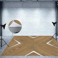 Aperturee Borwn Wooden White Fabric Floor Backdrop For Photo, 5X3FT(1.5X1M), 41.2 USD, fabric floor backdrops, MATZYHD8K60-E