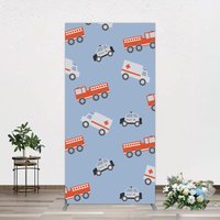 Aperturee Special Vehicle Cartoon Sweet Birthday Rectangle Backdrop, 1.6 x 4 ft (0.5 x 1.2 m), 98.18 USD, arch backdrop kit, XQGD1X68CF-AJ