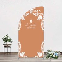Aperturee Rustic Senorita Mexican Baby Shower Half Moon Arch Backdrop, 1.6x4ft (50x120cm), 98.18 USD, arch backdrop kit, XQGD1X88YL-AJ
