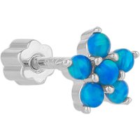 Blue Opal Star Sterling Silver Piercing