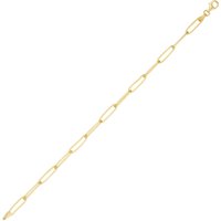 Sterling Silver Rectangular Large Chain Bracelet