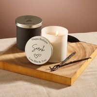 Personalised Candle - Vanilla Scented