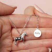 Pony Silver Necklace - Personalised