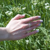 Silver Ball Bead Ring