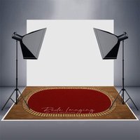 Aperturee Marroon Oval Tassels Rug Rubber Floor Mat For Photo, 5X4FT(1.5X1.2M), 129 USD, rubber floor mat, RUBLRHD7K82-G