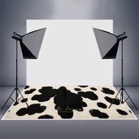 Aperturee Cow Pattern Wool Carpet Rubber Floor Mat For Photo, 5X4FT(1.5X1.2M), 129 USD, rubber floor mat, RUBLRHD7K87-G