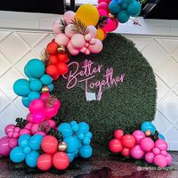 Aperturee Green Round Artificial Grass Wall Party Decor, Diameter 6Ft/1.8M, 329 USD, artificial flower wall, S0D8219-S