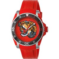 Gucci YA136315 Dive Red Tiger Head Dial Men's Watch