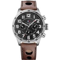 Tommy Hilfiger 1791049 Trent Multifunction Brown Leather Men's Watch