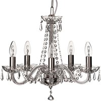 Galway Crystal Cashel 5 Arm Chandelier image 4