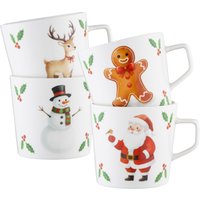 Aynsley Characters Mugs Set of 4