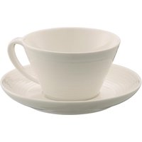 Belleek Living Ripple Tea Cup and Saucer Set of 4 image 5