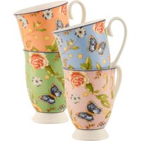 Aynsley Cottage Garden Footed Mugs Set of 4 image 3