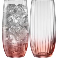 Galway Crystal Erne Hiball Set of 2 in Blush image 5