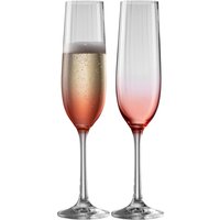 Galway Crystal Erne Flute Set of 2 in Blush image 4
